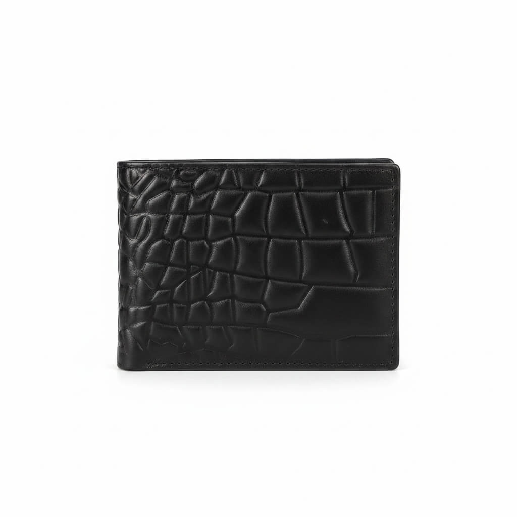 bifold Genuine cow Leather Wallet