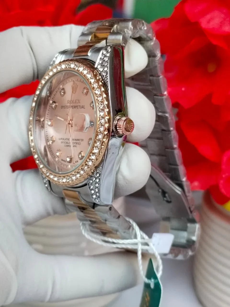 Rolex Diamond Rose Gold Supreme β Heavyweight Elegance