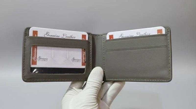 Premium Dollar Size Cow Leather Wallet