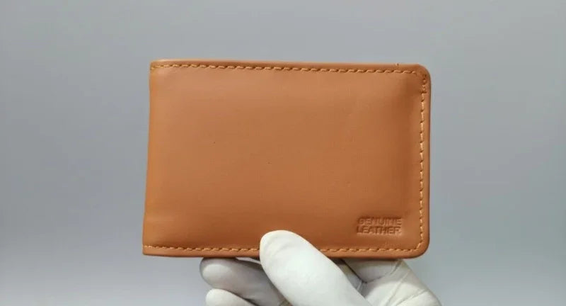 Premium Dollar Size Cow Leather Wallet