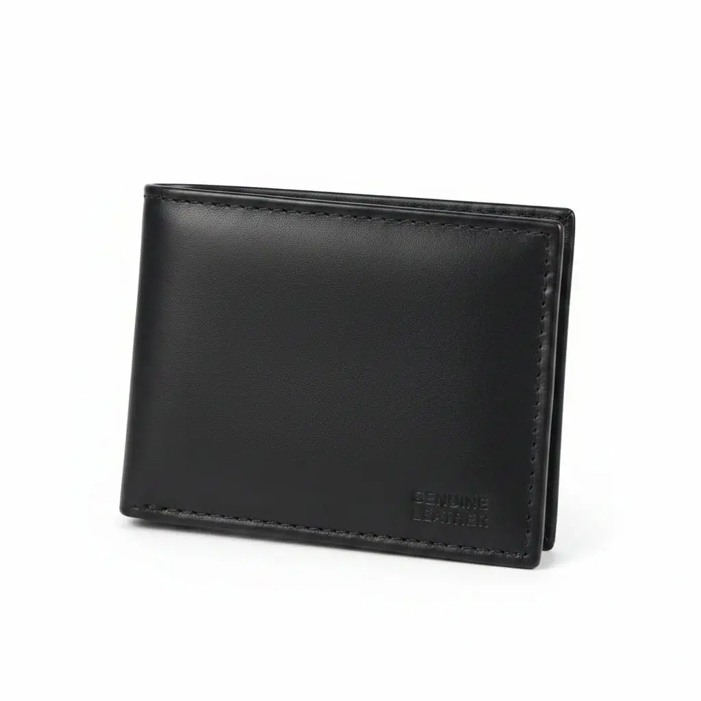 Bifold Genuine Cow Leather Smart Wallet