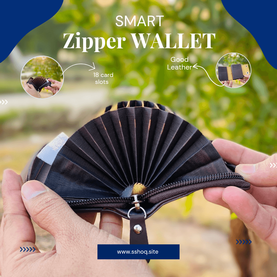 Premium Quality Smart Zipper Wallet - SSHOQ