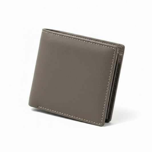 bifold Genuine cow Leather Wallet - SSHOQ