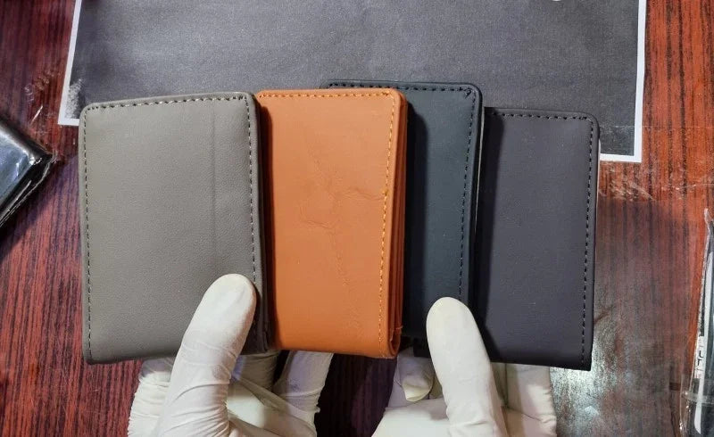 Premium Dollar Size Cow Leather Wallet