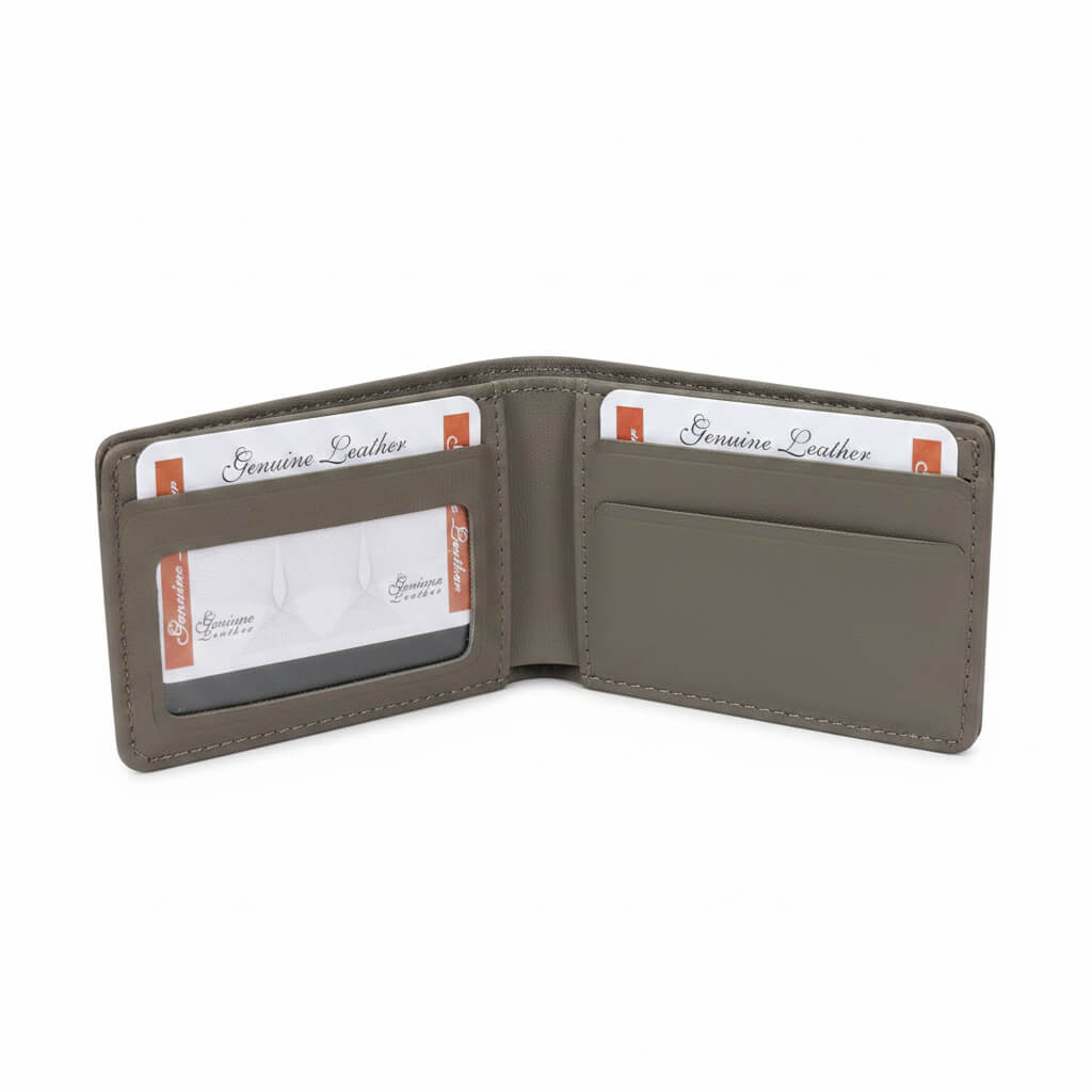 Men's Bifold Leather Wallet – Dollar Size - SSHOQ