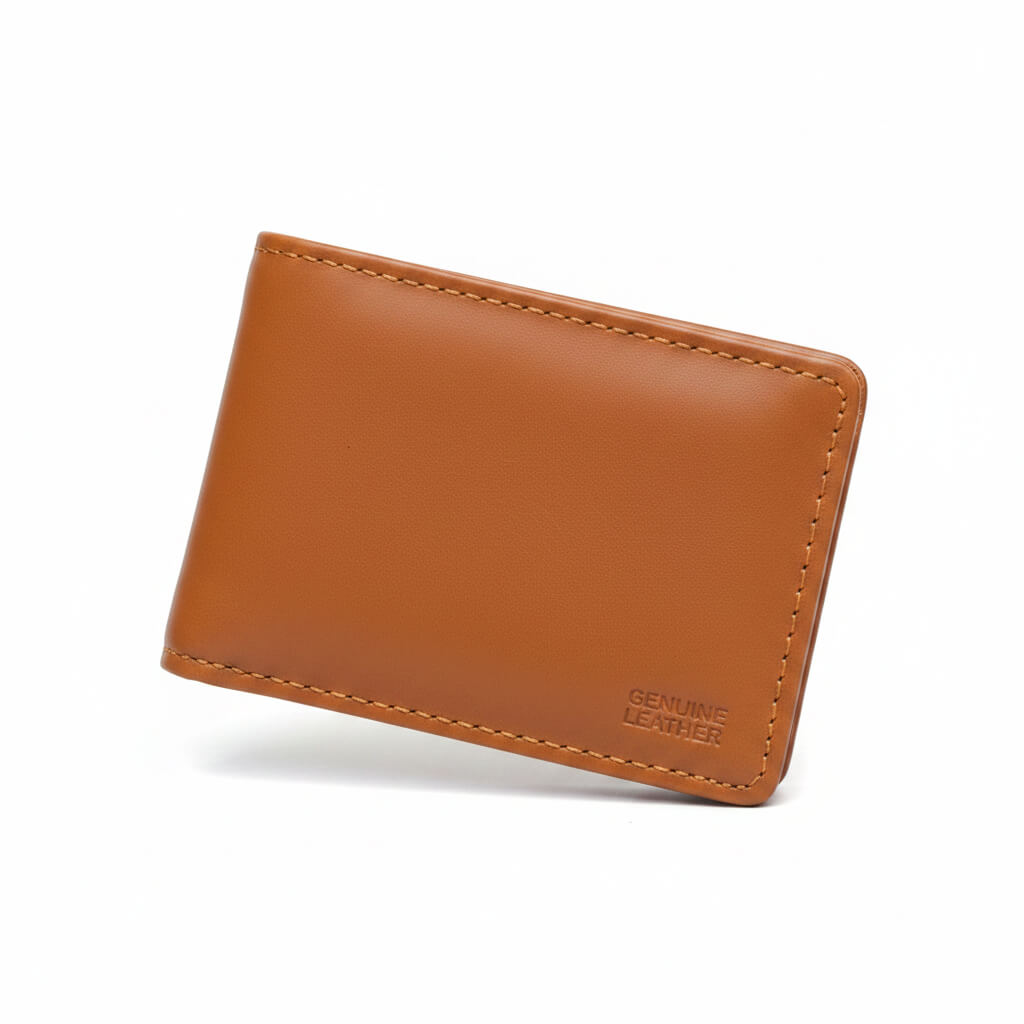 Men's Bifold Leather Wallet – Dollar Size - SSHOQ