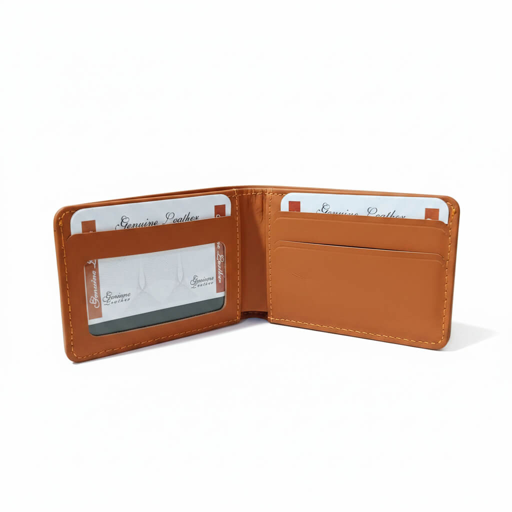 Men's Bifold Leather Wallet – Dollar Size - SSHOQ