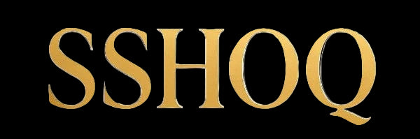 Gold 'SSHOQ' logo on a white background