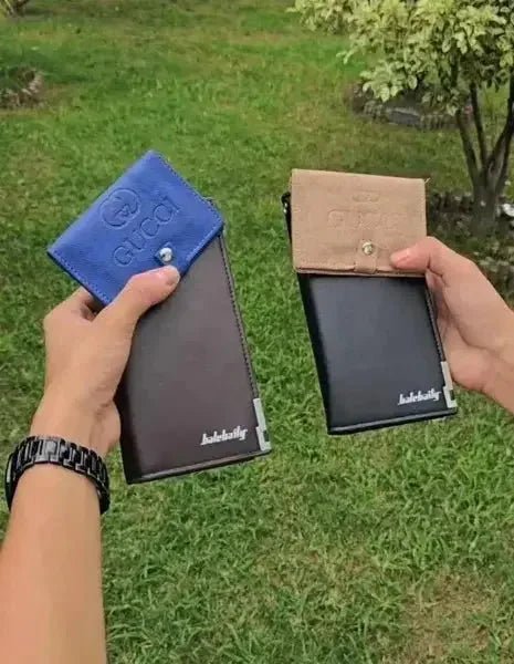 Buy 1 Get 1 Free – Men’s Balebaily Long Wallet & Card Holder Combo - SHOQ