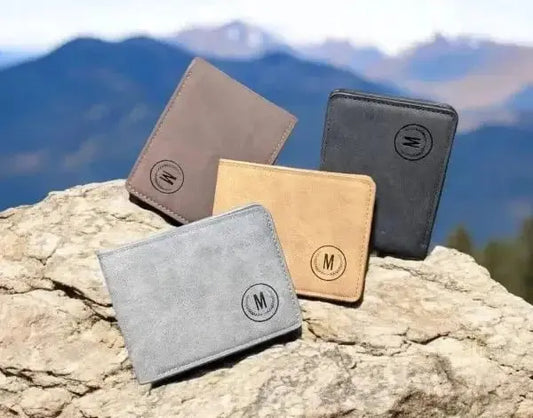 Men’s Plain PU Leather Wallet – Simple, Elegant &amp; Durable - SHOQ