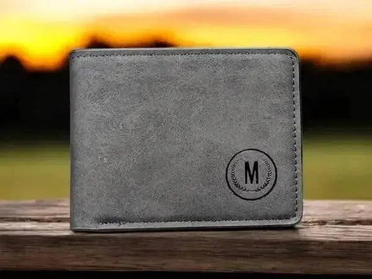 Men’s Plain PU Leather Wallet – Simple, Elegant &amp; Durable - SHOQ
