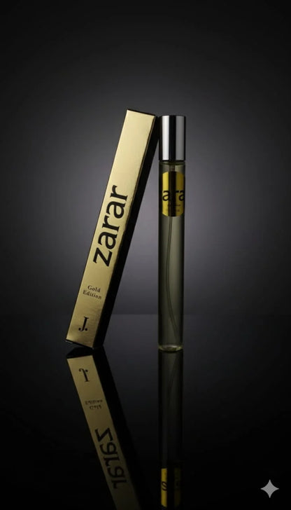 Zazar vape pen and packaging on a reflective surface with a dark background